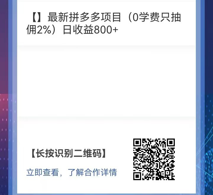 最新拼多多项目（0学费 只抽 佣2%）日收益800+